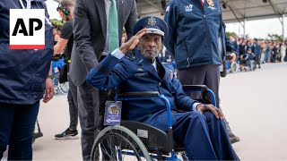 Emotional highlights during DDays 80th anniversary in Normandy [upl. by Melmon]