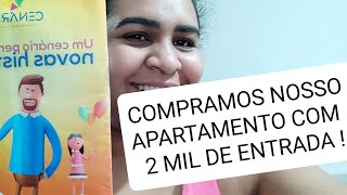 COMPREI MEU APARTAMENTO COM 2 MIL DE ENTRADA  Assinando com a Caixa [upl. by Rennie]