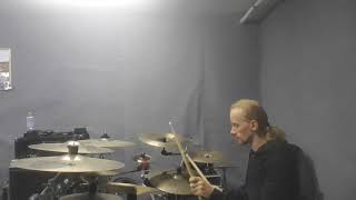 Kriegsmaschine quotResidual Blightquot drums quotsplash partquot playthrough [upl. by Ativad]