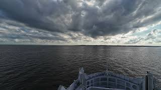 Helsingborg Sweden to Helsingør Denmark Ferry [upl. by Alcock]