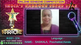 SASIKALA INDIAS KARAOKE SUPEER STAR Season 2 Online Singing Competition [upl. by Hadsall]