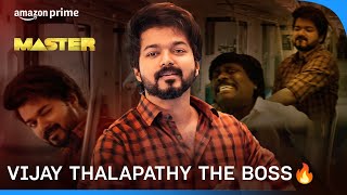 Vijay Thalapathys intense action 🔥  Master  Prime Video India [upl. by Bozovich]