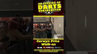 The Iceman Enters Gerwyn Price Walkon in Northampton Shorts shortsvideo darts [upl. by Nwahsir101]