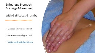 Effleurage Stomach Massage with Gail Lucas Brumby [upl. by Anailuj913]