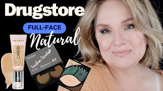 AFFORDABLE DRUGSTORE MAKEUP FULL FACE  OLDER MATURE SKIN  Trying REVLON CANDID line amp other brands [upl. by Dloreg]