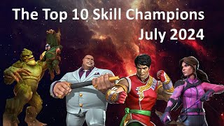 The Top 10 Skill Champions in Marvel Contest of Champions  July 2024 [upl. by Kedezihclem320]