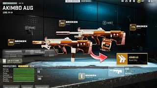 the NEW AKIMBO AUG in Warzone BROKEN [upl. by Eustashe]