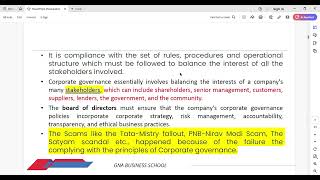 Corporate governance [upl. by Middlesworth486]