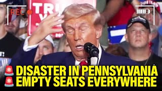 Trump has MELTDOWN during Speech as TINY CROWD Leaves [upl. by Doyle839]