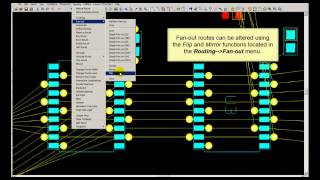 CADSTAR PREditor SMD Fanouts [upl. by Afnin]