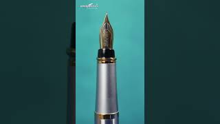 BAOER – SILVER FOUNTAIN PEN penhouse silver [upl. by Acinorav169]