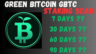 GREEN BITCOIN GBTC PRESALE COIN CRYPTO SCAM UPDATE NEWS CLAIM [upl. by Drageruaeb150]