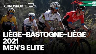 Liège–Bastogne–Liège 2021  Elite Men’s  Highlights  Cycling  Eurosport [upl. by Eninaej]