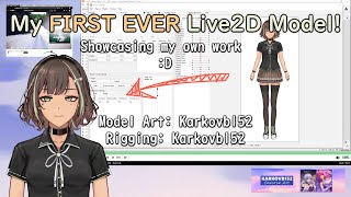 Showcase of My First Live2D Model I Have Made  Part 1 [upl. by Erdried]