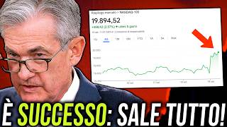 É SUCCESSO DAVVERO la FED e POWELL FANNO VOLARE i MERCATI [upl. by Acinehs]