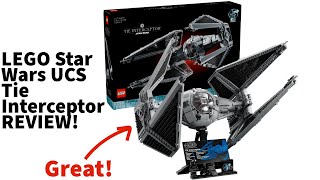 LEGO Star Wars UCS Tie Interceptor REVIEW Set 75382 [upl. by Learsi]