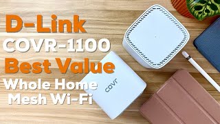 DLink COVR1100 Whole Home Mesh WiFi System Review  Unboxing [upl. by Alle]