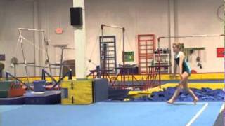 Running Round Off Back Handspring Bent Knees Mistakes [upl. by Crisey]