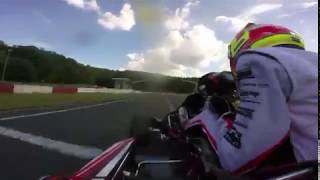 Parolin Kart OnBoard Kerpen OK Senior TM LeMans  hot lap [upl. by Shute]