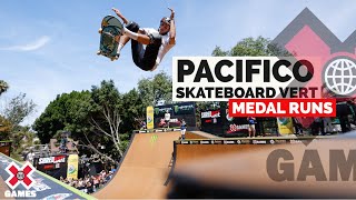 Pacifico Skateboard Vert MEDAL RUNS  X Games 2022 [upl. by Alleynad]