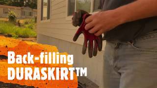 Backfilling DURASKIRT™ Mobile Home Skirting [upl. by Edric]