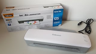 RECENSIONE Fellowes Ion A4 Plastificatrice di documenti per casa e piccoli uffici [upl. by Elleinet]