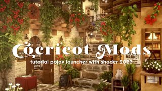 TUTORIAL  how to install cocricot mods amp shader in your cellphone using Pojav Launcher2023🌙✨ [upl. by Dolorita291]