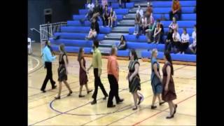 Berea College Country Dancers Performing Terpsicourante [upl. by Wilone]