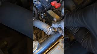 Radiator clamp removal diy automobile mecanic shortsvideo SHORT SHORTS [upl. by Gervais]