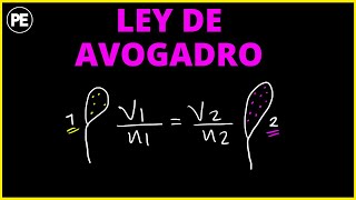 LEY de AVOGADRO  Volumen y Número de Moles  Explicación y Ejercicios Resueltos [upl. by Adirf]