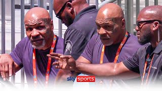 Mike Tyson stopped by brave security at Miami Open 🚫👀 [upl. by Aristotle290]