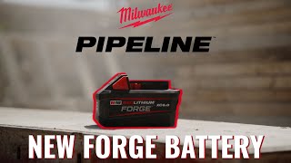 NEW Milwaukee M18 REDLITHIUM FORGE BATTERY Pack Milwaukee PIPELINE 2023 [upl. by Ayat]