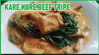 KARE KARE BEEF TRIPE JEANETH ESLOMOT [upl. by Baer]