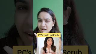 Priyanka Chopras DIY viral Lip Scrub for soft amp pink lips👄 lipcarelipscrubs diy viral darklips [upl. by Avek]