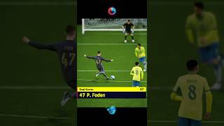 Phil foden goal  fifa english brazil tiktok pes efootball goat ronaldo trickshots video [upl. by Aiotal]