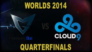 SSB vs C9  2014 World Championship Quarterfinals D2G1 [upl. by Havot]