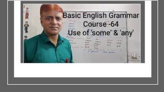 basic English Grammar Course 64Use of some and any [upl. by Gnoc88]