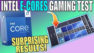 I Did Not Expect These Results Intel ECores ON vs OFF 40 GAME BENCHMARK [upl. by Atteuqahc]