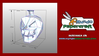 Calabaza de Halloween de papercraft [upl. by Vinaya837]