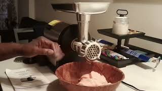 AOBOSI  Review Of The Aobosi Electric Meat Grinder [upl. by Aryhs18]