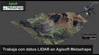 Procesa datos LIDAR en Agisoft Metashape MDT y curvas de nivel [upl. by Nallid]