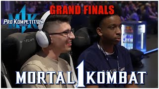 Ninjakilla Vs TheMightyUnjust  NA EAST PRO KOMPETITION Mortal Kombat 1  GRAND FINALS [upl. by Lav]