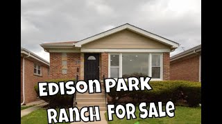 Brick Ranch For Sale in Edison Park  Chicago IL [upl. by Collayer]