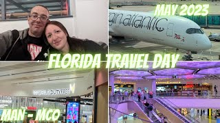 Florida Orlando Travel Day MAN to MCO Rosen Inn International Drive Lost Backpack in the Uber [upl. by Bensen539]