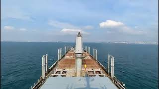 Ship Crossing Suez canal Time lapse [upl. by Saundra]