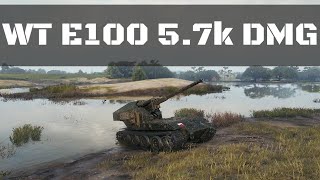 World Of Tanks 3  WT Auf E100 57k Dmg Battle [upl. by Bert68]