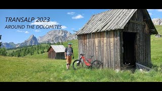 TRANSALP EMTB 2023  DOOKOﾅ、 DOLOMITﾃ展 [upl. by Mulligan383]