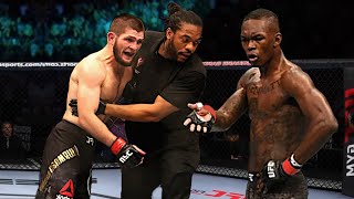 Israel Adesanya vs Khabib Nurmagomedov  UFC 4 [upl. by Errol]