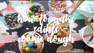 Edible Cookie Dough Recipe without Flour [upl. by Greenberg740]