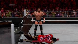 WWE SmackDown vs Raw 2011 Table Matches  Full Match [upl. by Rekab]